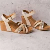 Aetrex - Noelle - Ivory/Metallic Combo