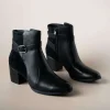 AETREX - Rebecca High Heel Leather Ankle Boot