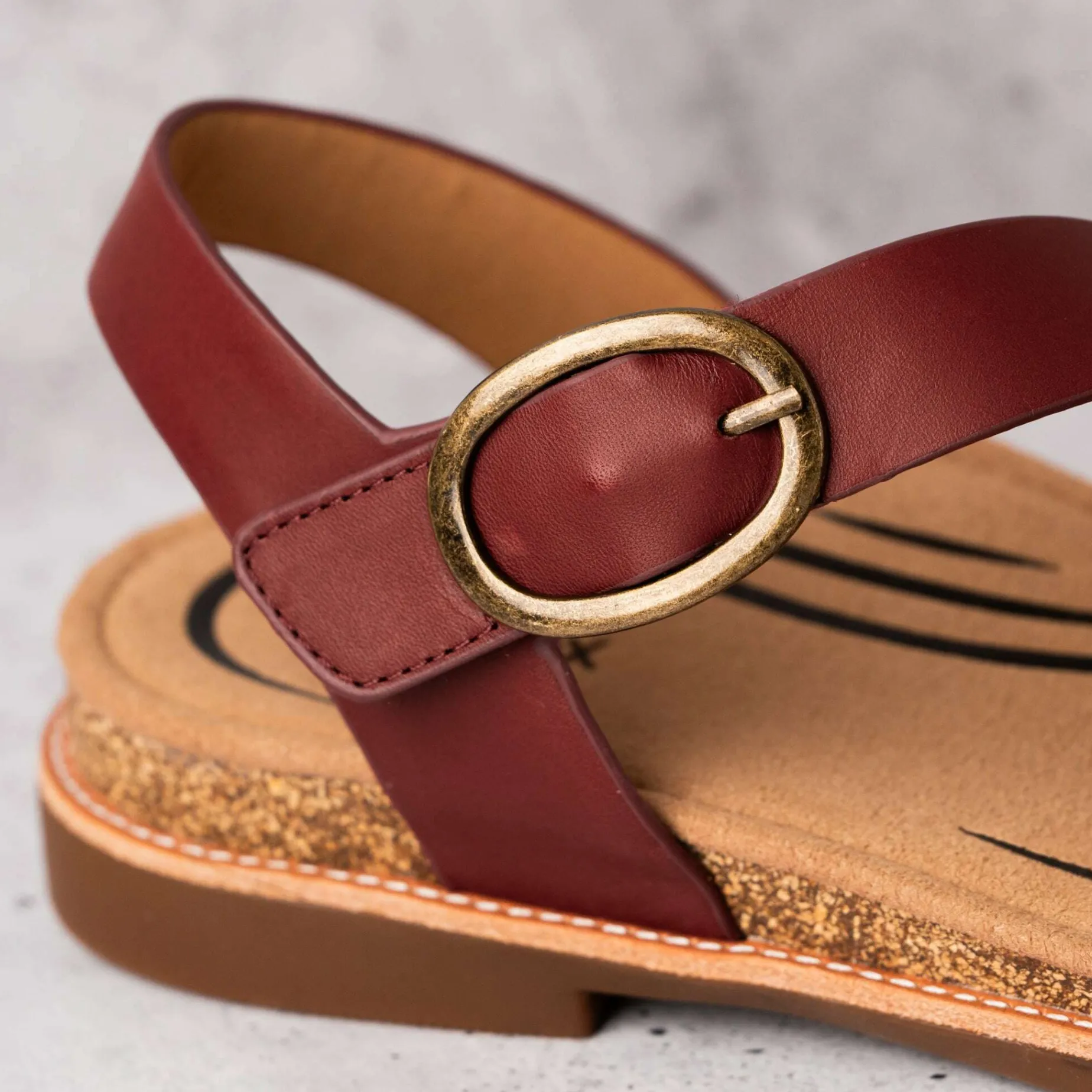 aetrex__tamara_arch_suppo_2.webp Aetrex - Tamara Arch Support Adjustable Sandal in Black & Red Leather