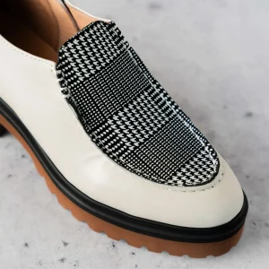 ALL BLACK - Houndstooth Loafer