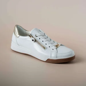 Ara - 34432-83 - Rei Low - White Patent Sneaker