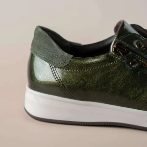 Ara - 34432-95 Rei Low - Forest Patent Leather Sneaker