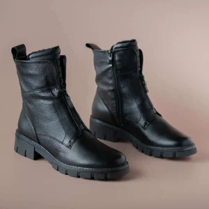 Ara - Deon Women's Lug Sole Leather Moto Boot