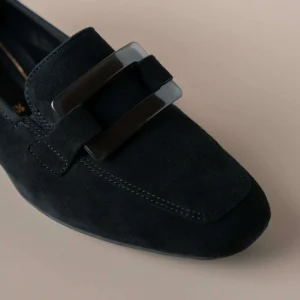 ARA - Glimmer Heel Black Suede Loafer