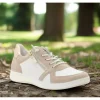 Ara - Riviera White and Cream Side Zip Sneakers