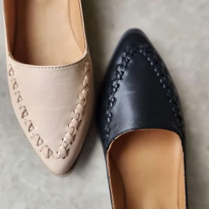 BUENO - Brielle Leather Flat Pointy Toe Shoe