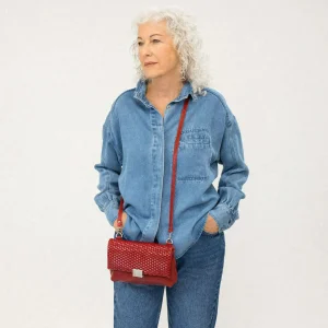 DANIELLA LEHAVI - Charlotte Clutch - 3D Red