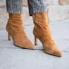 DOLCE VITA - FERNLY Mid Calf High Heel Suede Boot