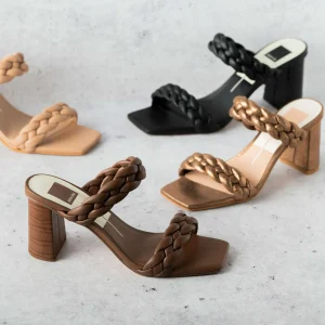 Dolce Vita - Paily Braided Block heel leather sandal