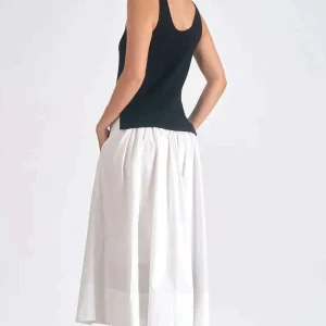 ELAN - Icon Maxi Dress - Black & White