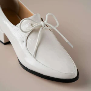EOS - Casi - Oxford Low Heel - Black & Ivory Patent