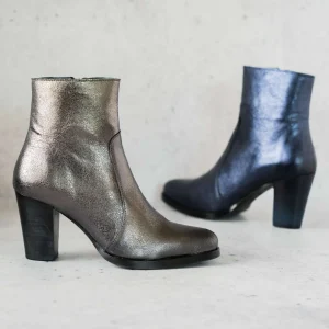 Eric Michael - Liza High Heel Metallic Ankle Boot