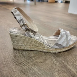 Eric Michael - Orly Suede Tropical Print Espadrille Wedge Sandals