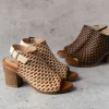 Eric Michael - Paris - Woven Cream/Tan or Black/Tan