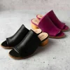 Eric Michael - Sevilla - Fuschia & Black Leather