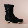Eric Michael - Texas Waterproof Suede Lug Sole Boot