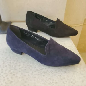 Eric Michael - ZAHARA - Navy Suede & Black Suede