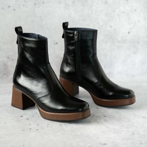 FLUCHOS - D9157 High Heel Platform Leather Boot