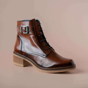Fluchos - D8686 in Cognac Patent Leather