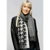 Fraas - Patchwork Houndstooth Scarf