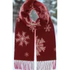 Fraas - Snowflake Scarf - Red