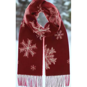 Fraas - Snowflake Scarf - Red