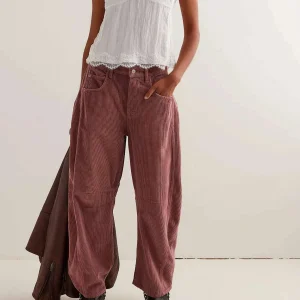 FREE PEOPLE - Good Luck Cord - Whitered Rose