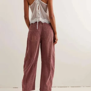 FREE PEOPLE - Good Luck Cord - Whitered Rose