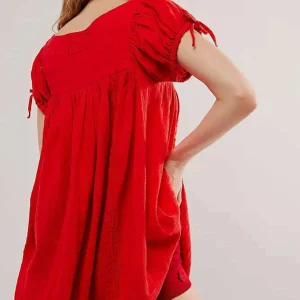 Free People - Summer Camp Tunic - Fiery Red