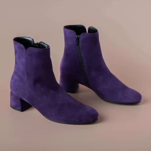 GABOR - 55.680.10 Ankle Boot in Purple Suede