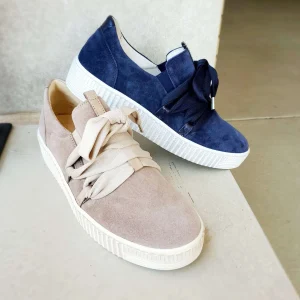 Gabor - Suede Ribbon Lace Sneaker