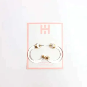 HOO HOOPS - Mini 1" AcrylicHoop Earings