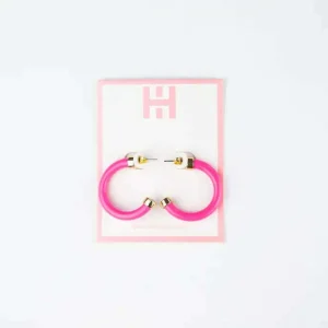 HOO HOOPS - Mini 1" AcrylicHoop Earings