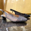 J. Renee - Faleece Low Heel Sling Back Evening Pump