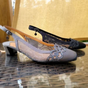 J. Renee - Faleece Low Heel Sling Back Evening Pump