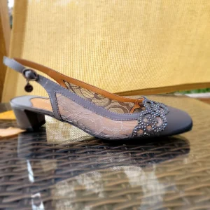 J. Renee - Faleece Low Heel Sling Back Evening Pump