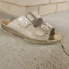 Jen - Champagne Adjustable Strap Sandal