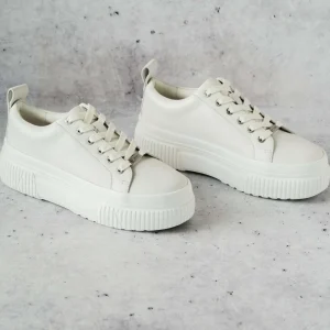 J/SLIDES - West - White Leather