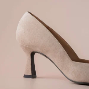 LODI - Genius - Stone Suede High Heel Pump