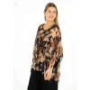 M-Made in Italy - Vanishing Blooms Woven Tunic