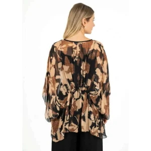 M-Made in Italy - Vanishing Blooms Woven Tunic