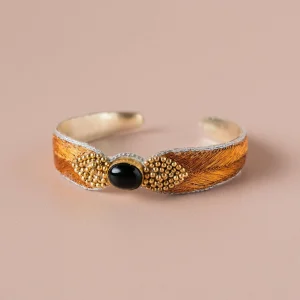 NAHUA - Braha Bracelet - Orange Metallic