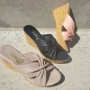 Onex - Ruth Leather Wedge Platform Sandal