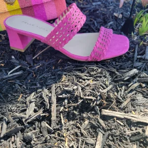 PELLE MODA - Ralli Pink Block Heel Sandal