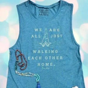 Picasso Jasper - Walking Each Other Muscle Tee - Teal