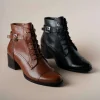 REGARDE LE CIEL - Jolene 04 High Heel Lace up Ankle Boot