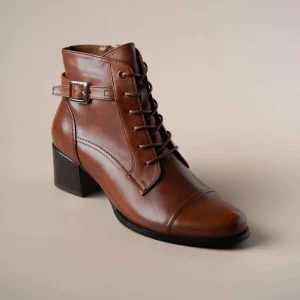 REGARDE LE CIEL - Jolene 04 High Heel Lace up Ankle Boot
