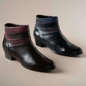 REGARDE LE CIEL - Stefany 390 Low Heel Leather Ankle Boot