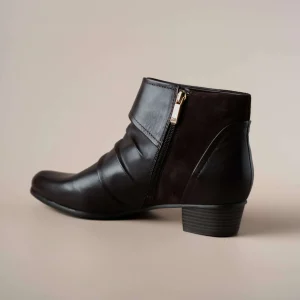 Regarde le Ciel - Stefany 389 Low Heel Leather Ankle Boot
