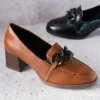 Remonte - D0V00 Classic High Heel Leather Loafers